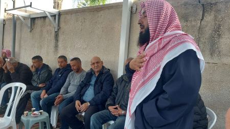 اللد: عقد راية الصلح بين عائلتي المراحلة وابو غنيم.